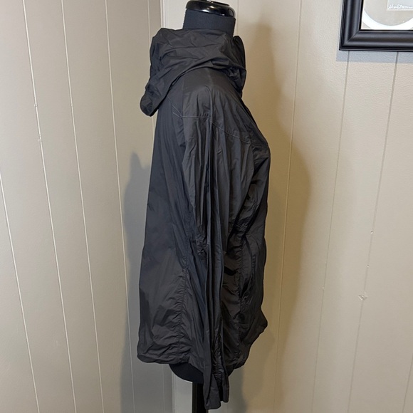 B14 Sierra Designs Women’s Large Stylish Black Hooded Utility Lightweight Jacket - Picture 4 of 7